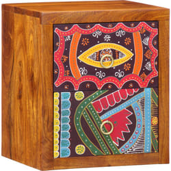 Table de chevet 35x30x40 cm Bois massif Acacia Vidaxl