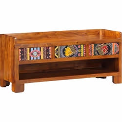 Ce banc d'entrée combine charme rustique et fonctionnalité, ce qui en fait un super ajout à votre couloir ou salon. Avec son  ...