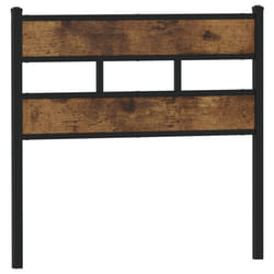 VidaXL 4017079 tête de lit et pied de lit Noir, Chêne