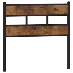 VidaXL 4017080, Noir, Chêne, Fer, Bois, 80 cm, 850 mm, 91,5 cm