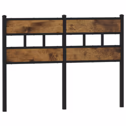VidaXL 4017084, Noir, Chêne, Fer, Bois, 120 cm, 1250 mm, 91,5 cm