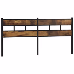 VidaXL 4017089, Noir, Chêne, Fer, Bois, 180 cm, 1870 mm, 91,5 cm