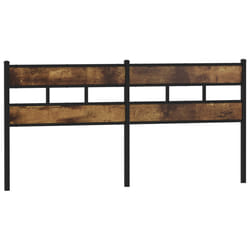 VidaXL 4017089 tête de lit et pied de lit Noir, Chêne