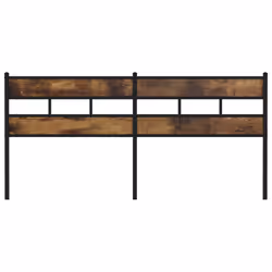 VidaXL 4017089 tête de lit et pied de lit Noir, Chêne