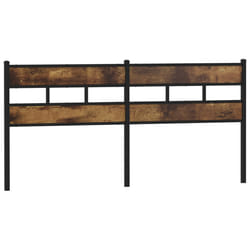 VidaXL 4017091 tête de lit et pied de lit Noir, Chêne