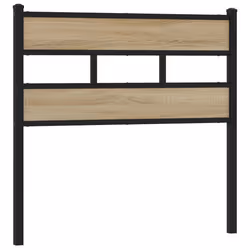 VidaXL 4017130, Noir, Chêne, Fer, Bois, 90 cm, 950 mm, 91,5 cm