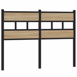 VidaXL 4017133, Noir, Chêne, Fer, Bois, 120 cm, 1250 mm, 91,5 cm