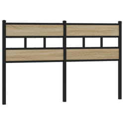 VidaXL 4017136 tête de lit et pied de lit Noir, Chêne
