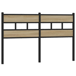 VidaXL 4017137 tête de lit et pied de lit Noir, Chêne