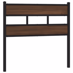 VidaXL 4017177, Marron, Chêne, Acier, Bois, 75 cm, 800 mm, 91,5 cm