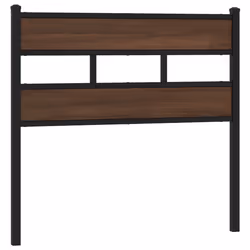 VidaXL 4017178, Marron, Chêne, Acier, Bois, 80 cm, 850 mm, 91,5 cm