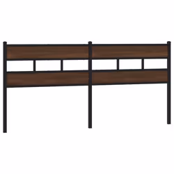 VidaXL 4017187, Marron, Chêne, Acier, Bois, 180 cm, 1870 mm, 91,5 cm