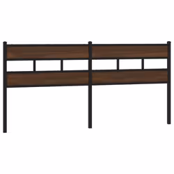 VidaXL 4017188, Marron, Chêne, Acier, Bois, 191,5 cm, 1980 mm, 91,5 cm
