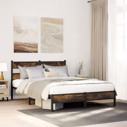 Si vous recherchez un cadre de lit robuste pour votre chambre à coucher, ce cadre de lit classique au design élégant et intem ...