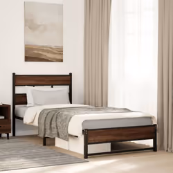 Si vous recherchez un cadre de lit robuste pour votre chambre à coucher, ce cadre de lit classique au design élégant et intem ...