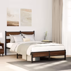 Si vous recherchez un cadre de lit robuste pour votre chambre à coucher, ce cadre de lit classique au design élégant et intem ...