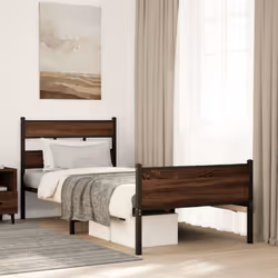 Si vous recherchez un cadre de lit robuste pour votre chambre à coucher, ce cadre de lit classique au design élégant et intem ...