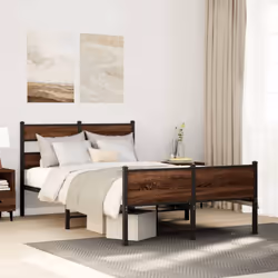 Si vous recherchez un cadre de lit robuste pour votre chambre à coucher, ce cadre de lit classique au design élégant et intem ...