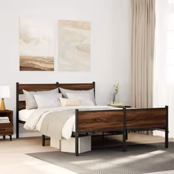 Si vous recherchez un cadre de lit robuste pour votre chambre à coucher, ce cadre de lit classique au design élégant et intem ...