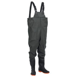 Cuissardes avec bottes vert foncé taille 42