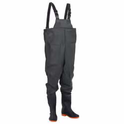 Présentation du Produit Les cuissardes avec bottes vert foncé taille 44 de la marque VIDAXL sont conçues pour offrir durabili ...