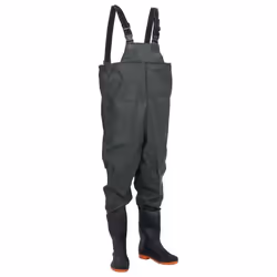 vidaXL Cuissardes avec bottes vert foncé taille 45