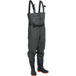 Cuissardes avec bottes et ceinture vert foncé taille 39 - Vidaxl