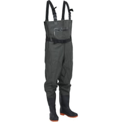 Cuissardes avec bottes et ceinture vert foncé taille 42 - Vidaxl