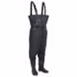 vidaXL Cuissardes avec bottes et ceinture noir taille 41