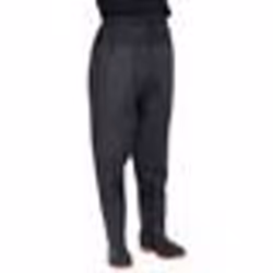 vidaXL Cuissardes avec bottes noir taille 43