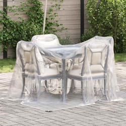 Bâche transparente avec œillets 2x2 m polyéthylène - Vidaxl