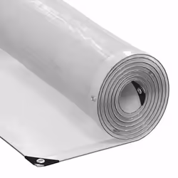 vidaXL Bâche transparente avec œillets 3x12 m polyéthylène bâche claire bâche claire résistante bâche en plastique 4018517