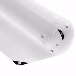 vidaXL Bâche transparente avec œillets 3x12 m PVC bâche claire bâche claire résistante bâche en plastique transparente 401860 ...