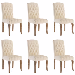 VidaXL 3309176, Lin, Hévéa, 500 mm, 580 mm, 1030 mm, 48 cm, 6 pièce(s)