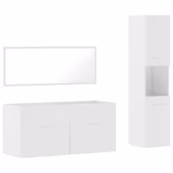 VidaXL 3308530, Blanc, Bois, 1000 mm, 385 mm, 460 mm, 100 cm