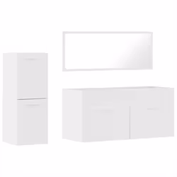VidaXL 3308535, Blanc, Bois, 1000 mm, 385 mm, 460 mm, 100 cm