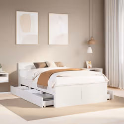 VidaXL 3308769, Blanc, 1245 mm, 2,06 m, 750 mm, 1200 x 2000 mm, 620 x 370 x 185 mm