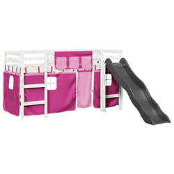 VidaXL 3309070 Lit pour enfant Rose Polyester
