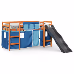 VidaXL 3309081 Lit pour enfant Bleu Polyester