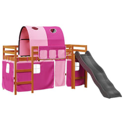 VidaXL 3309100 Lit pour enfant Rose Polyester