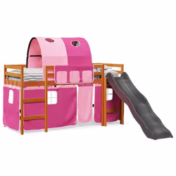 VidaXL 3309100 Lit pour enfant Rose Polyester