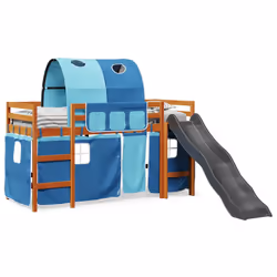VidaXL 3309108 Lit pour enfant Bleu Polyester