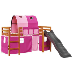 VidaXL 3309118 Lit pour enfant Rose Polyester