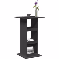 Choisir cette table de bar ajoute à la fois esthétique et praticité à votre espace. Matériau stable et durable : le bois d'in ...