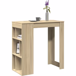 Choisir cette table de bar ajoute à la fois esthétique et praticité à votre espace. Matériau stable et durable : le bois d'in ...