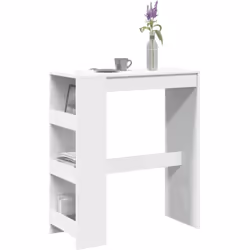 Choisir cette table de bar ajoute à la fois esthétique et praticité à votre espace. Matériau stable et durable : le bois d'in ...
