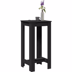 Choisir cette table de bar ajoute à la fois esthétique et praticité à votre espace ! Matériau stable et durable : le bois d'i ...