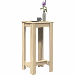 Choisir cette table de bar ajoute à la fois esthétique et praticité à votre espace ! Matériau stable et durable : le bois d'i ...