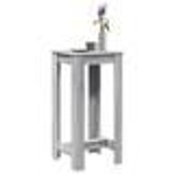 vidaXL Table de bar sonoma gris 51x50x103,5 cm bois d'ingénierie