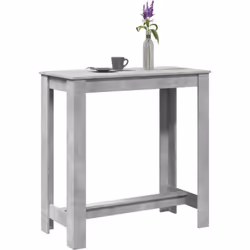 Choisir cette table de bar ajoute à la fois esthétique et praticité à votre espace ! Matériau stable et durable : le bois d'i ...